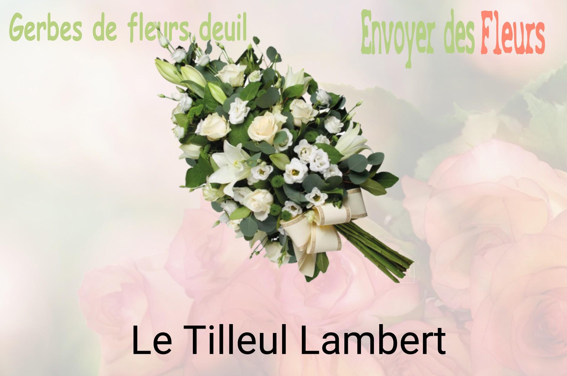 Gerbe de fleurs de deuil livrée à Le Tilleul-Lambert